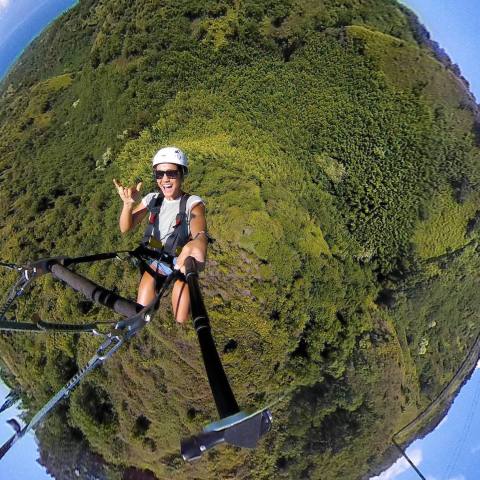 a man standing on top of a mountain