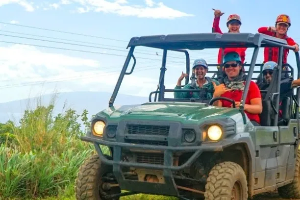 a man riding on the back of a truck
